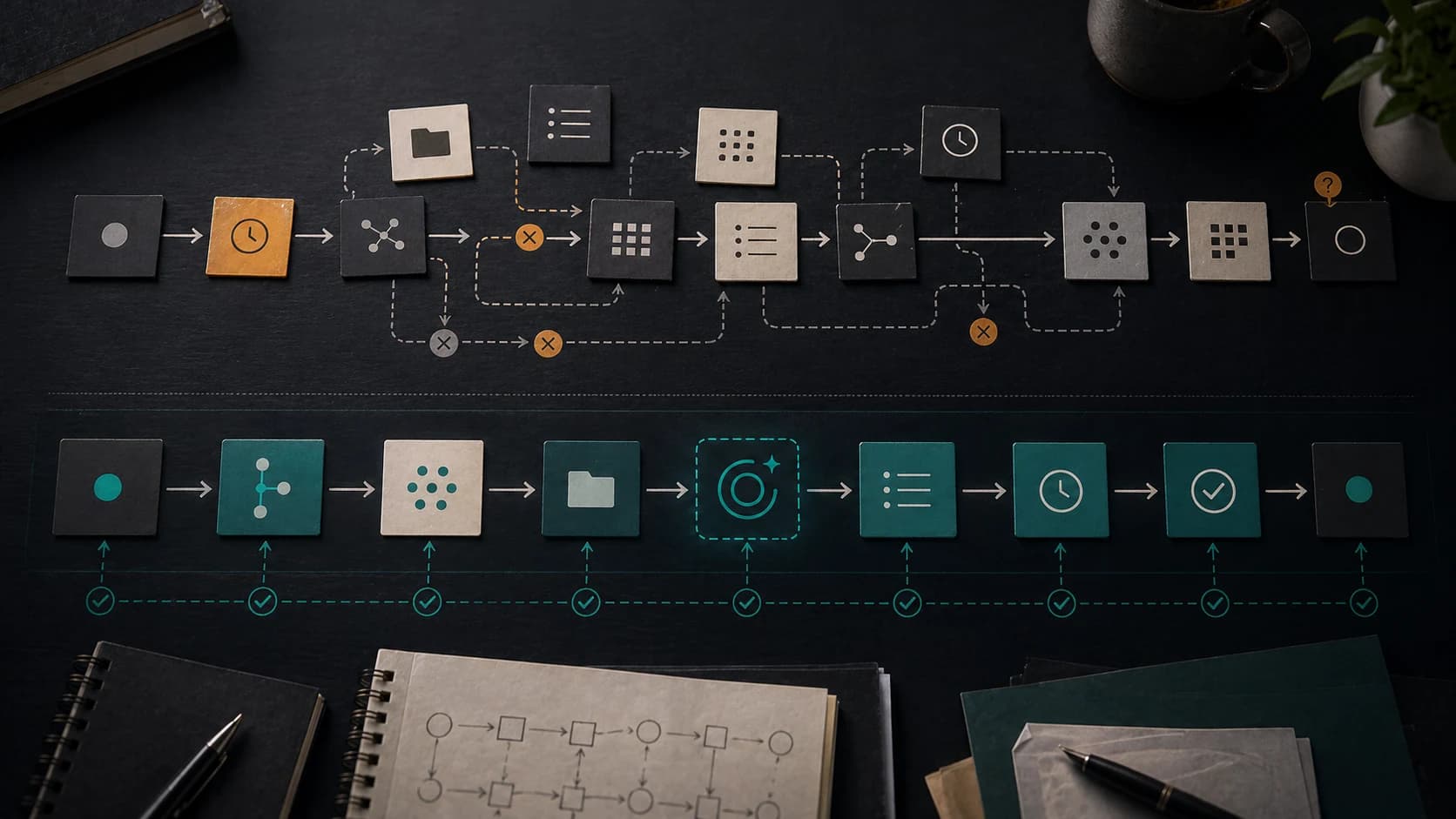 Agents only pay when workflows change