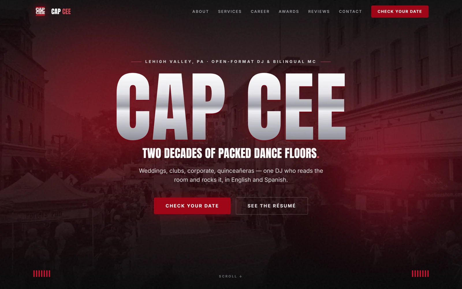 DJ Cap Cee homepage