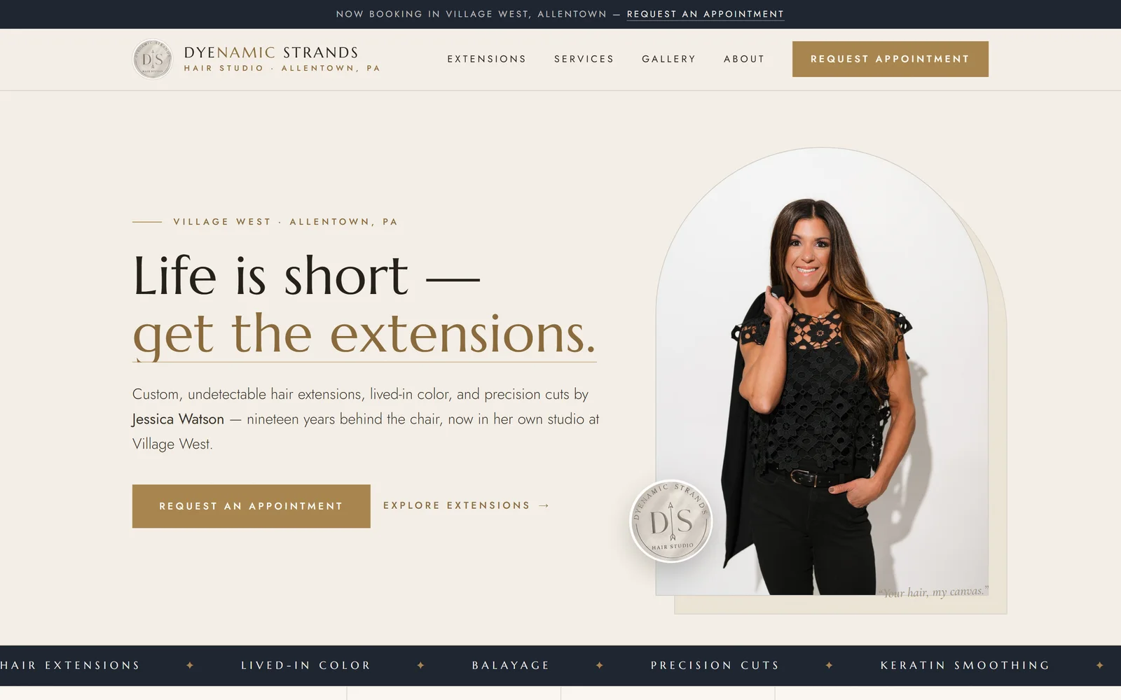 DyeNamic Strands homepage