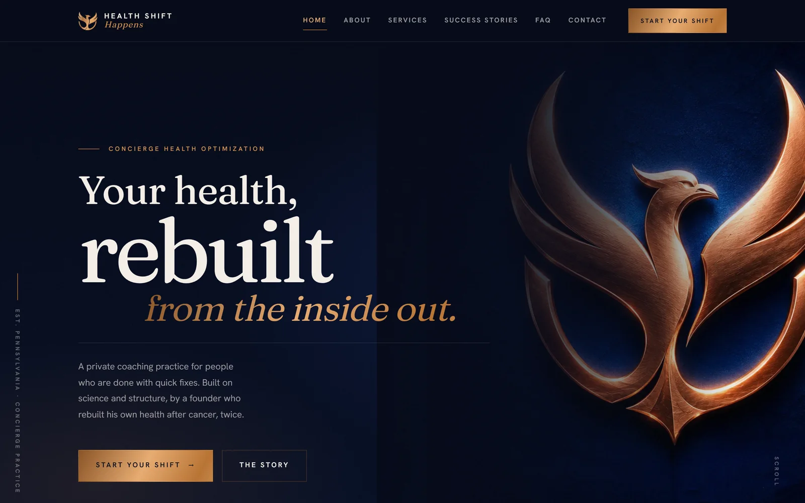 Health Shift Happens homepage