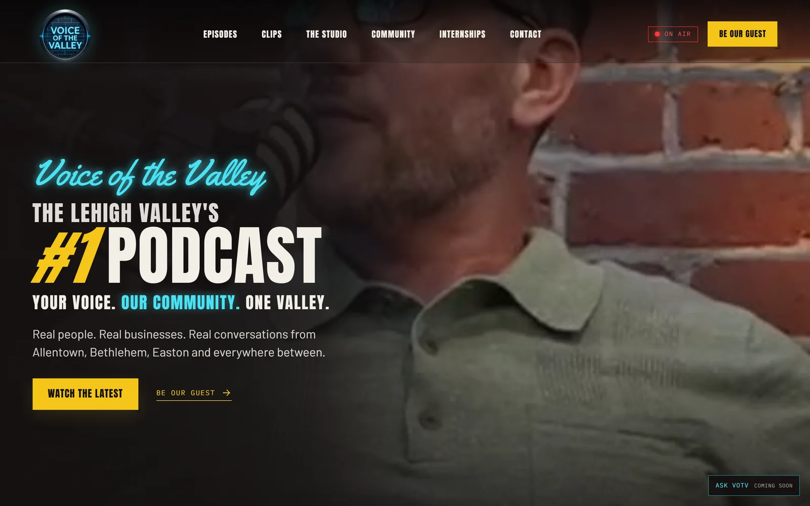 Voice of the Valley homepage