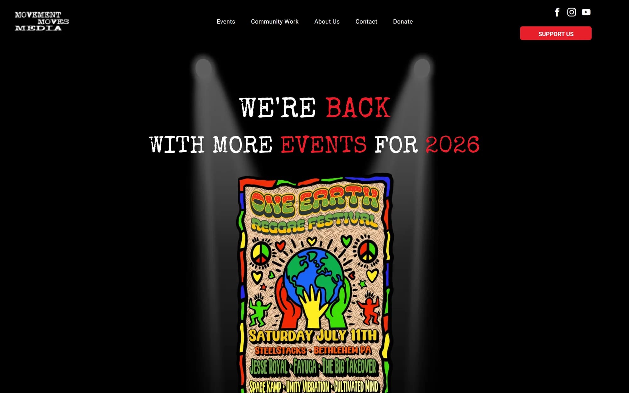 Movement Moves Media Campaign Dashboard preview
